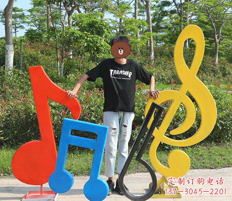 商丘不锈钢公园音符雕塑——精美绝伦