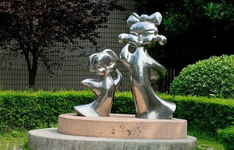 商丘不锈钢古代儿童雕塑让每个孩子都有一个家