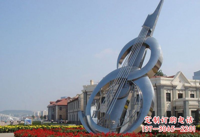 商丘不锈钢大提琴雕塑