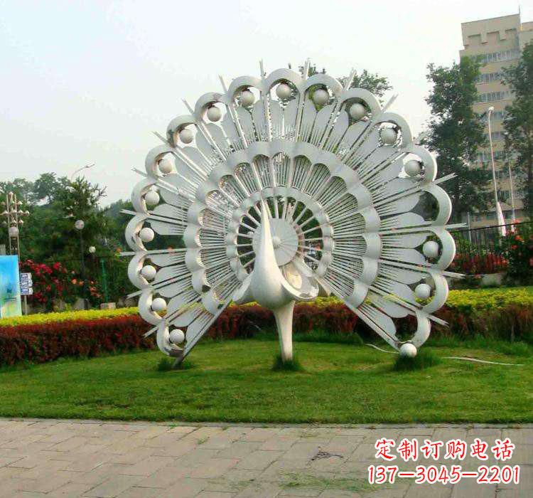 商丘不锈钢孔雀雕塑艺术与美的完美结合