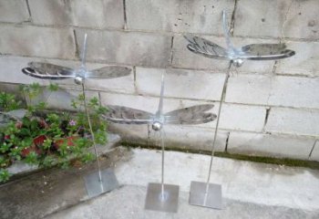商丘动物雕塑不锈钢蜻蜓的精美镜面