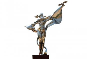 商丘世界和平的象征不锈钢广场女神雕塑