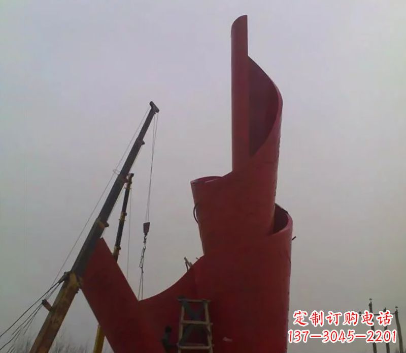 商丘不锈钢火炬雕塑点燃社会进步的火炬