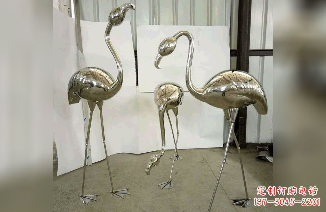 商丘不锈钢火烈鸟——雕塑之美