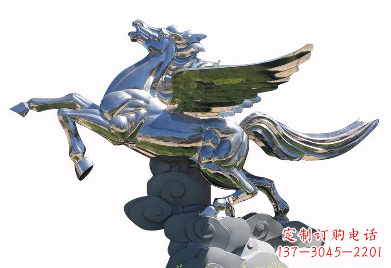 商丘不锈钢马雕塑把美丽的艺术带入家庭