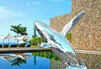 商丘不锈钢鲸鱼雕塑艺术之美