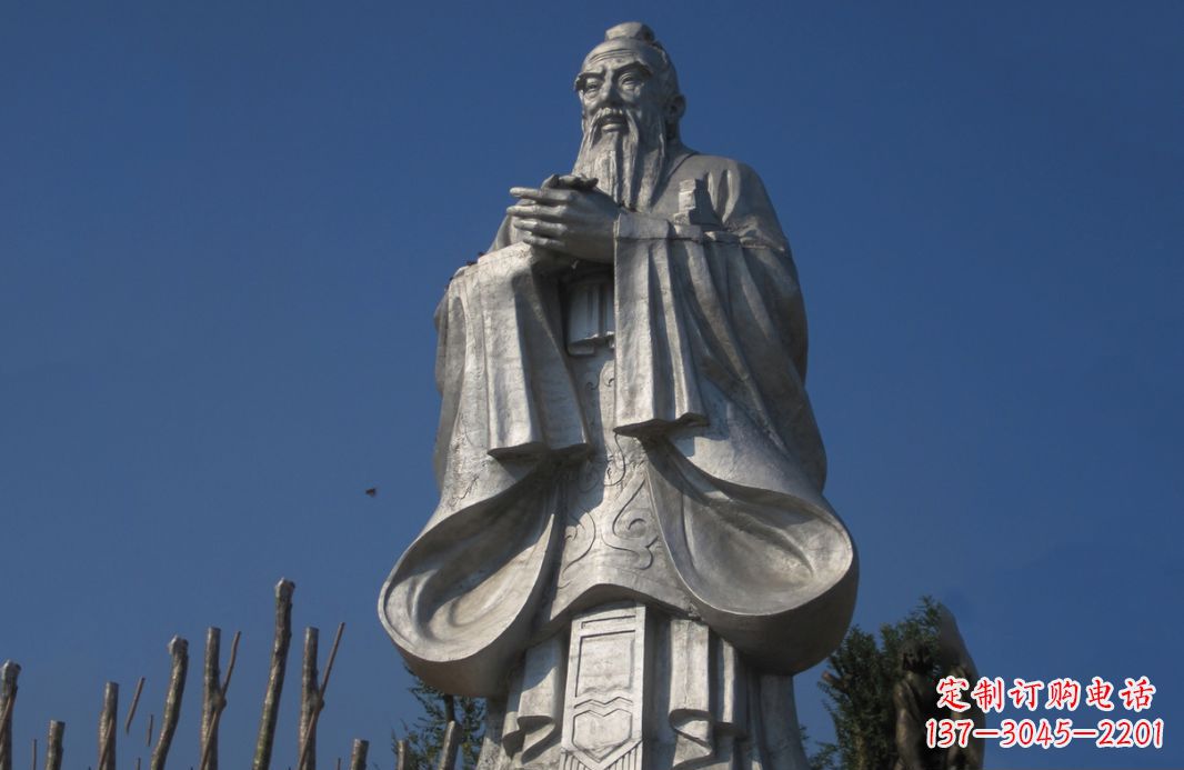 商丘不锈钢孔子人物雕塑——传承中华文化的精神象征