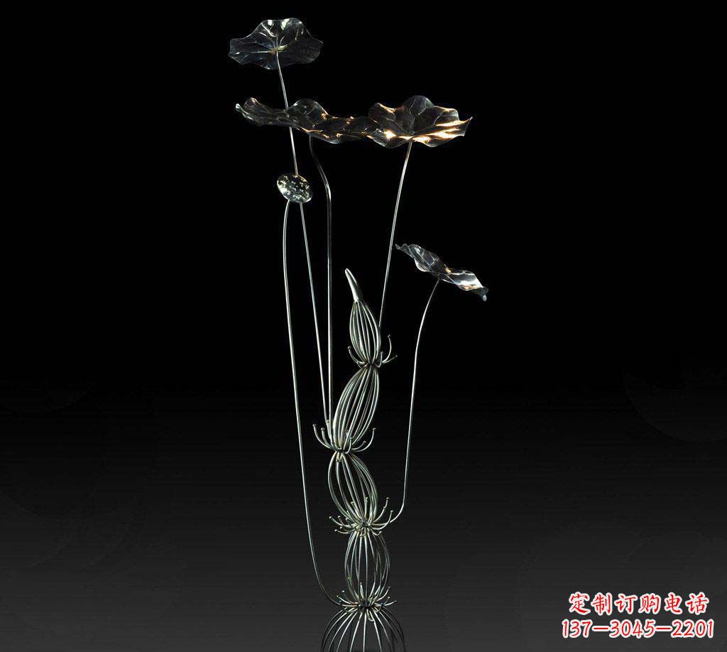 商丘不锈钢荷叶雕塑精致优雅的艺术宝藏