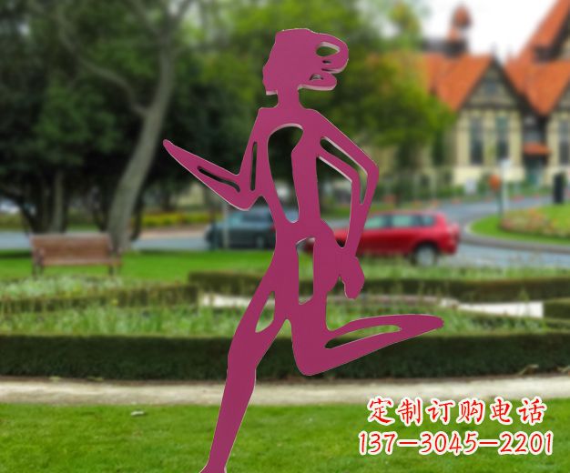 商丘精美不锈钢女人雕塑