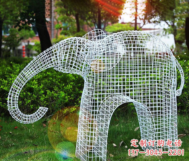 商丘不锈钢大象雕塑给城市带来美丽的艺术
