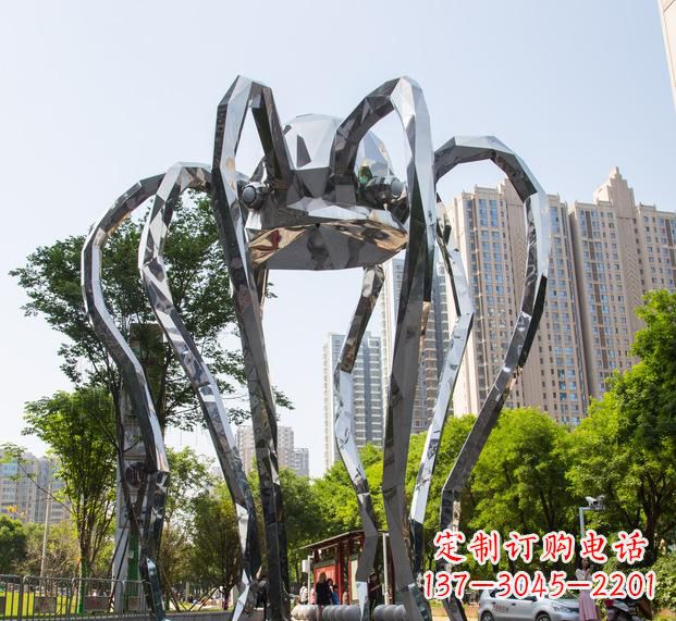 商丘精致的不锈钢螃蟹雕塑