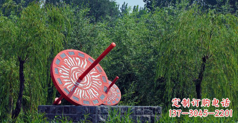 商丘不锈钢日晷校园雕塑点亮校园时光