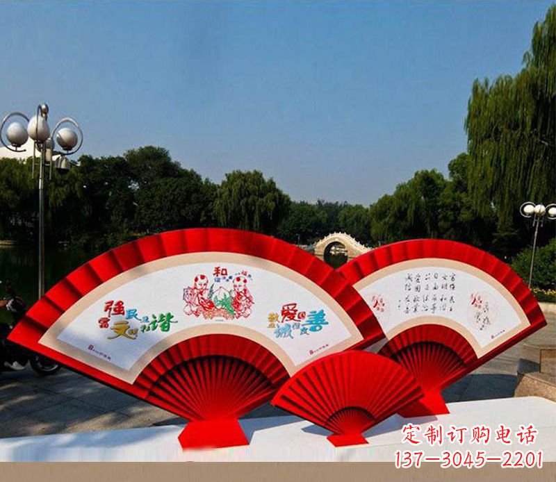 商丘不锈钢价值观雕塑——见证社会主义核心价值观