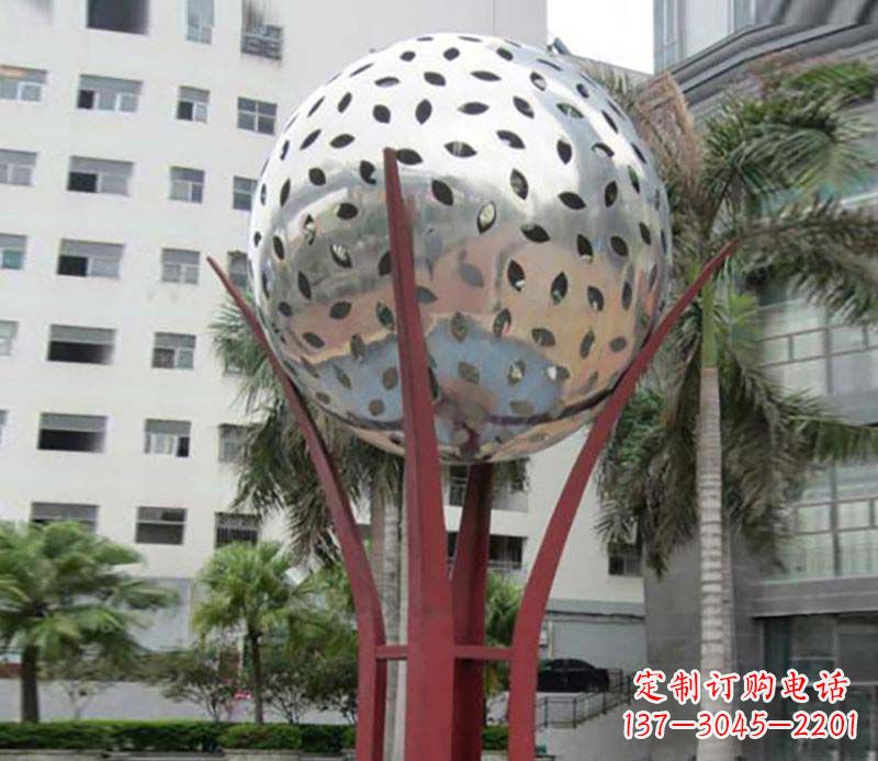 商丘镂空树叶雕塑——给校园景观增添灵动之美