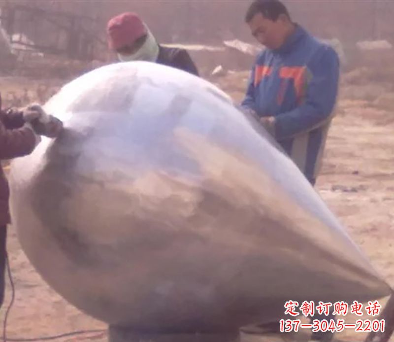 商丘不锈钢水滴雕塑精致美丽的艺术品