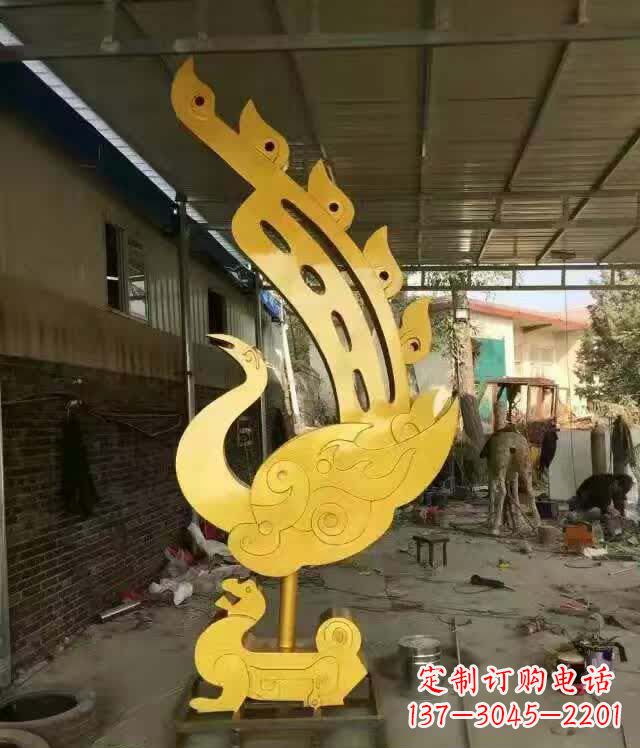 商丘不锈钢铁艺凤凰雕塑
