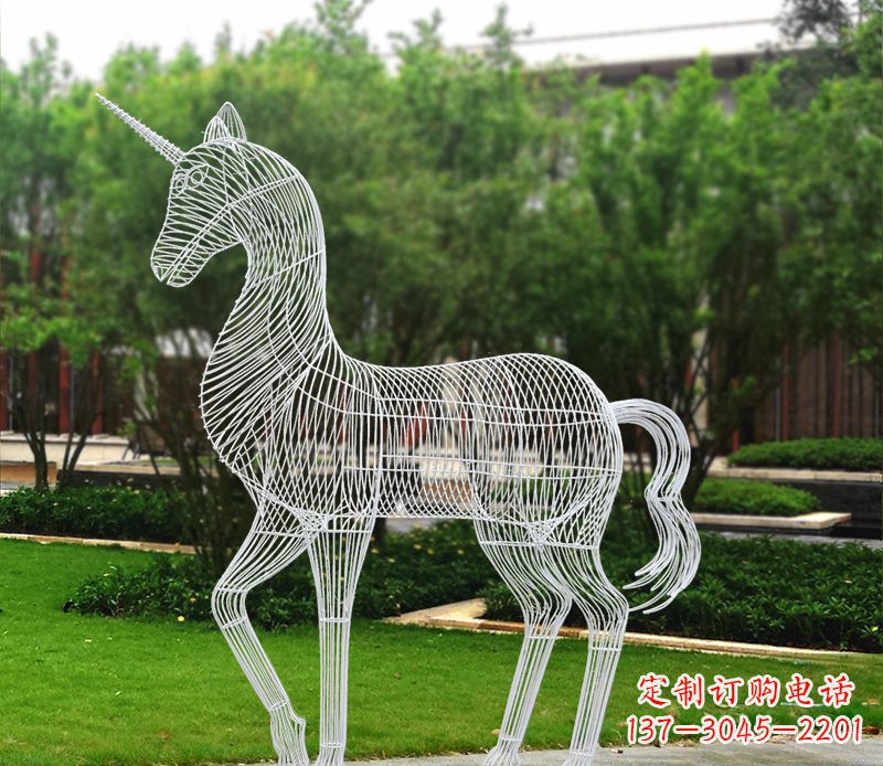 商丘不锈钢马雕精美艺术品