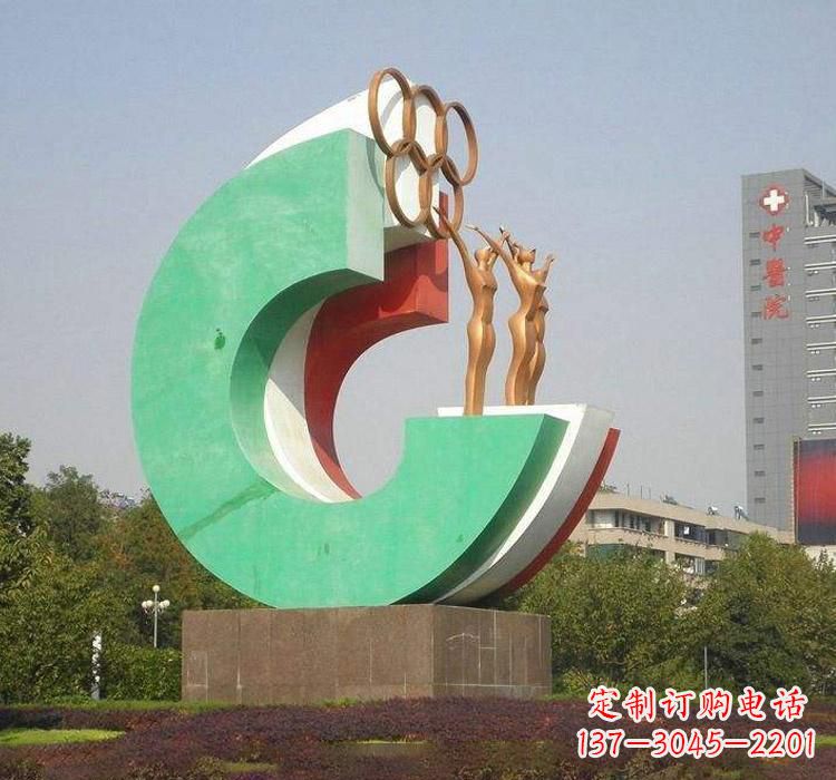 商丘勇于拼搏的运动员雕塑