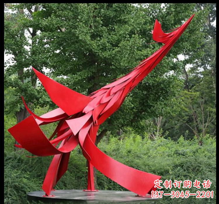 商丘不锈钢凤凰雕塑——美丽而神秘的象征