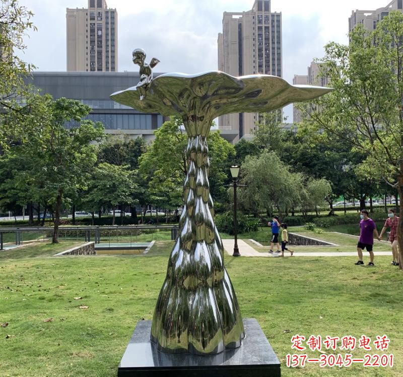 商丘不锈钢现代水滴雕塑美轮美奂的艺术精品