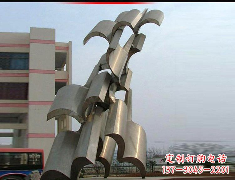 商丘不锈钢书籍雕塑——记录着校园文化的精彩历史