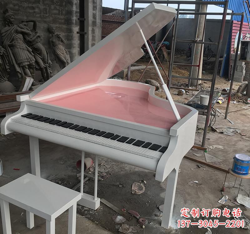 商丘不锈钢校园钢琴雕塑发出音乐的艺术