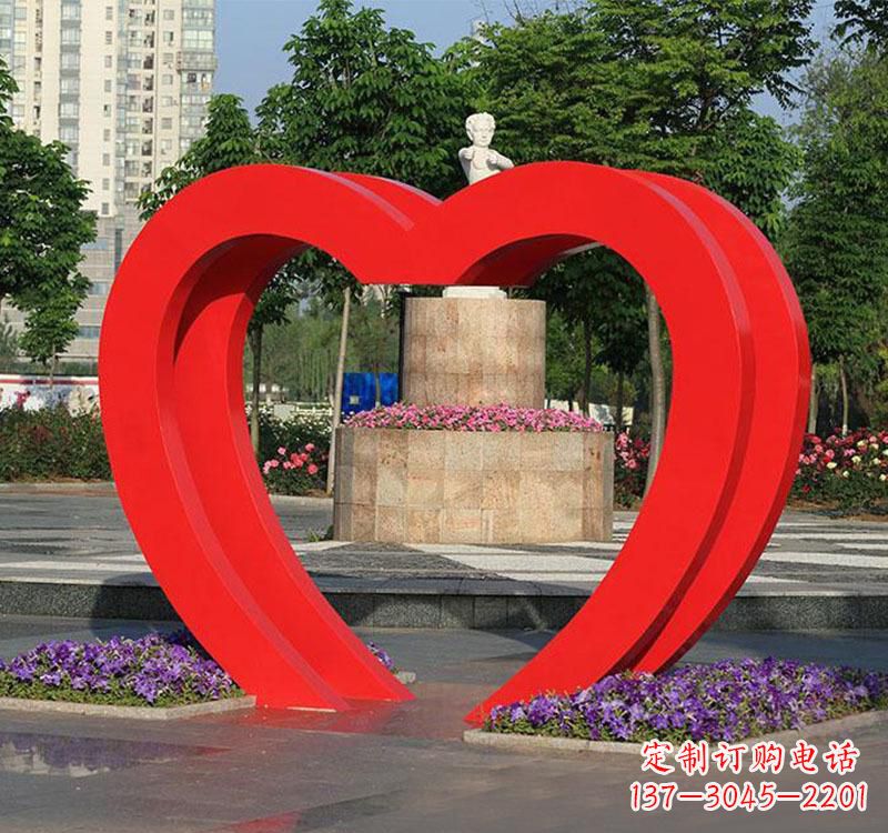 商丘精美不锈钢拱门雕塑