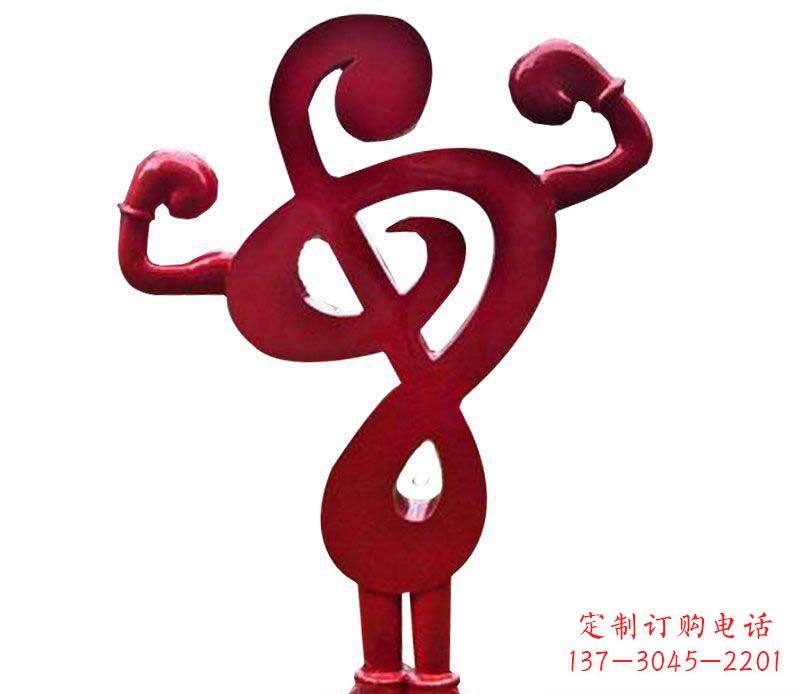 商丘音符之美——不锈钢音符雕塑