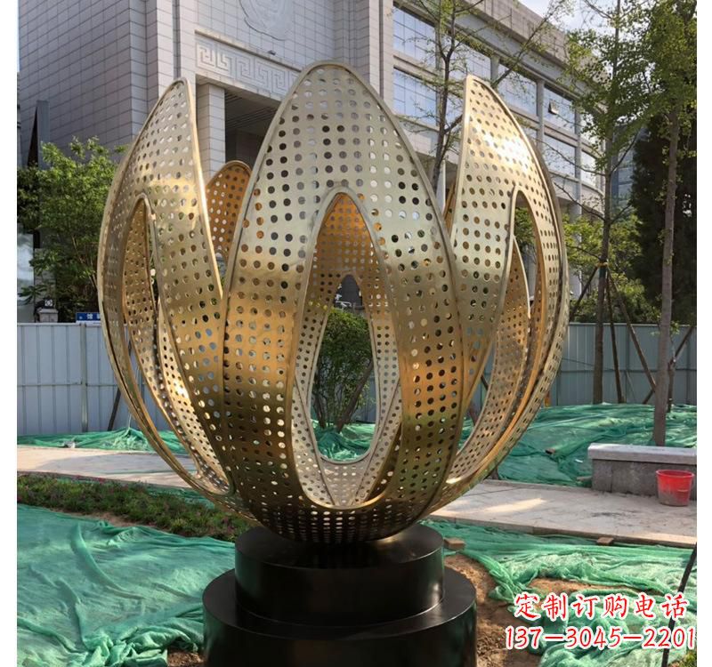 商丘不锈钢拱门雕塑以艺术之美装点园林