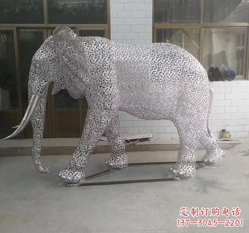 商丘不锈钢大象雕塑它的魅力无限