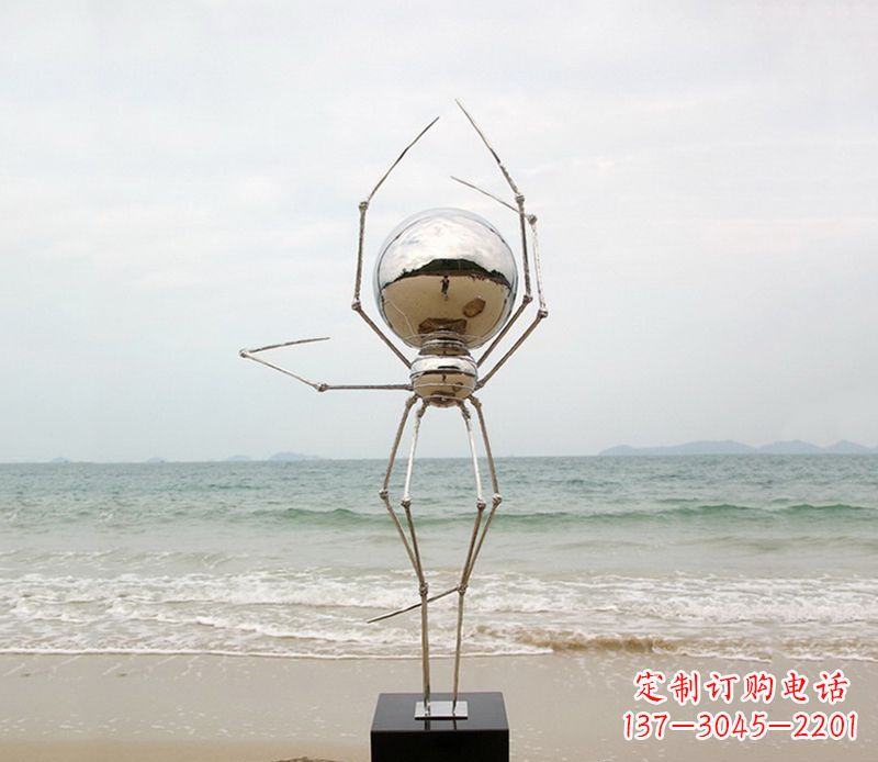 商丘不锈钢的蜘蛛侠雕塑