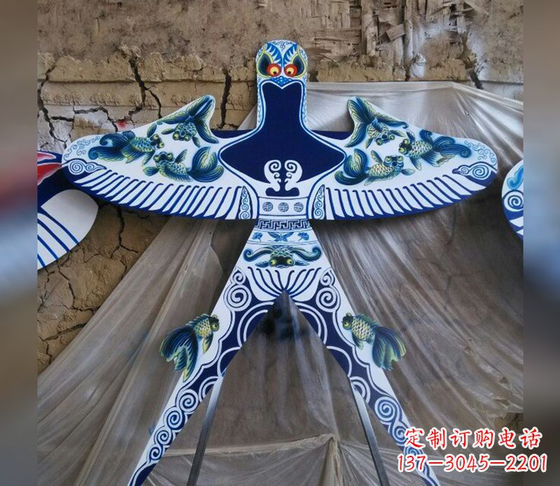 商丘不锈钢蜘蛛侠风筝雕塑的象征