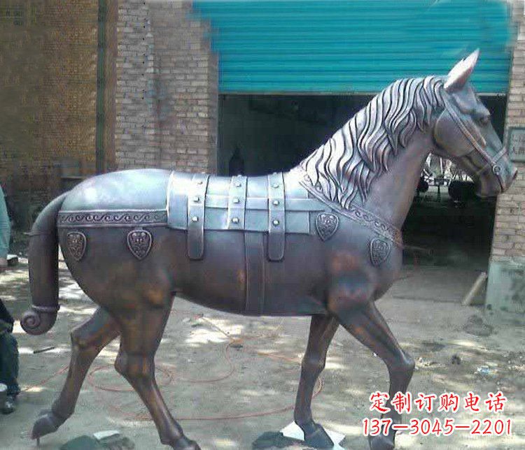 商丘马铜雕塑传递草原动物的非凡魅力