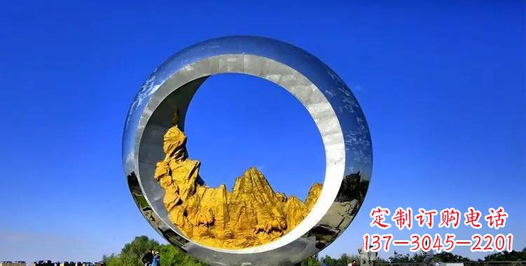 商丘月亮雕塑——城市的美丽装饰