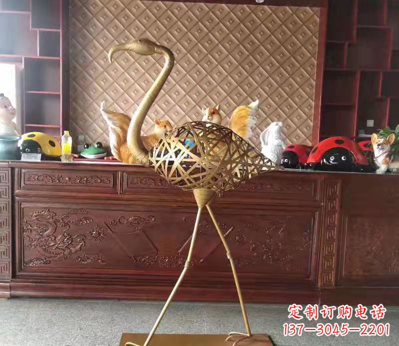 商丘火烈鸟雕塑精美绝伦