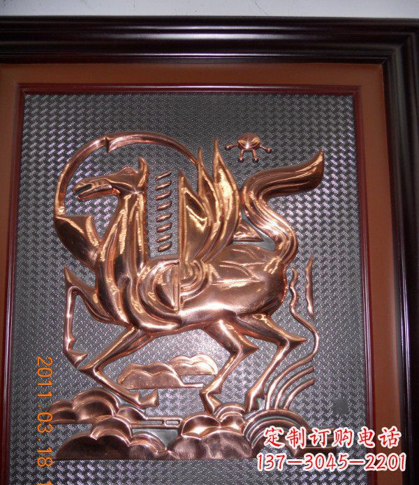 商丘抽象飞马锻铜浮雕