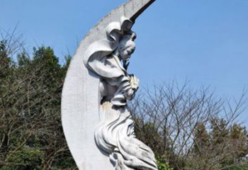 商丘嫦娥奔月传承中国传统文化的雕塑之美