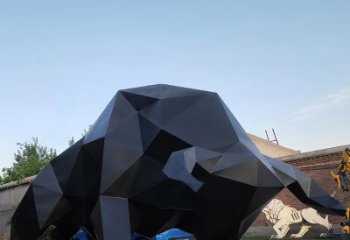 商丘华尔街牛大型玻璃钢动物雕塑