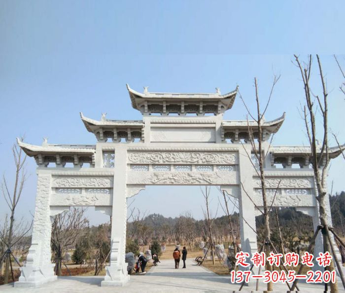 商丘“村口三门石雕牌楼”——悠久历史的见证