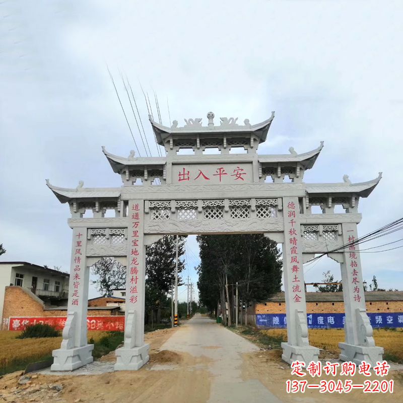 商丘石雕牌楼传承民间文化的艺术珍品