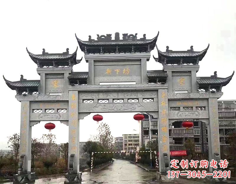 商丘村庄石牌坊雕刻传统工艺的精美瑰宝