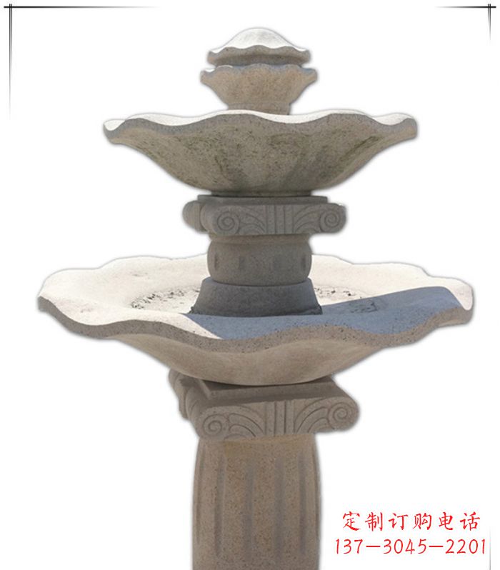 商丘大理石多层喷泉石雕精美绝伦的艺术形式
