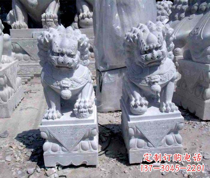 商丘大理石仿古石狮子
