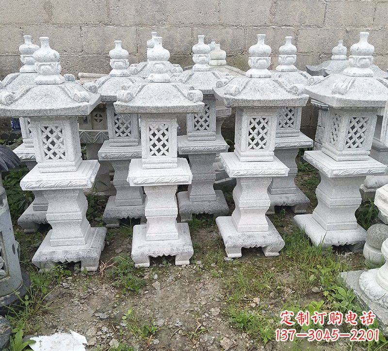 商丘精美大理石石灯雕塑