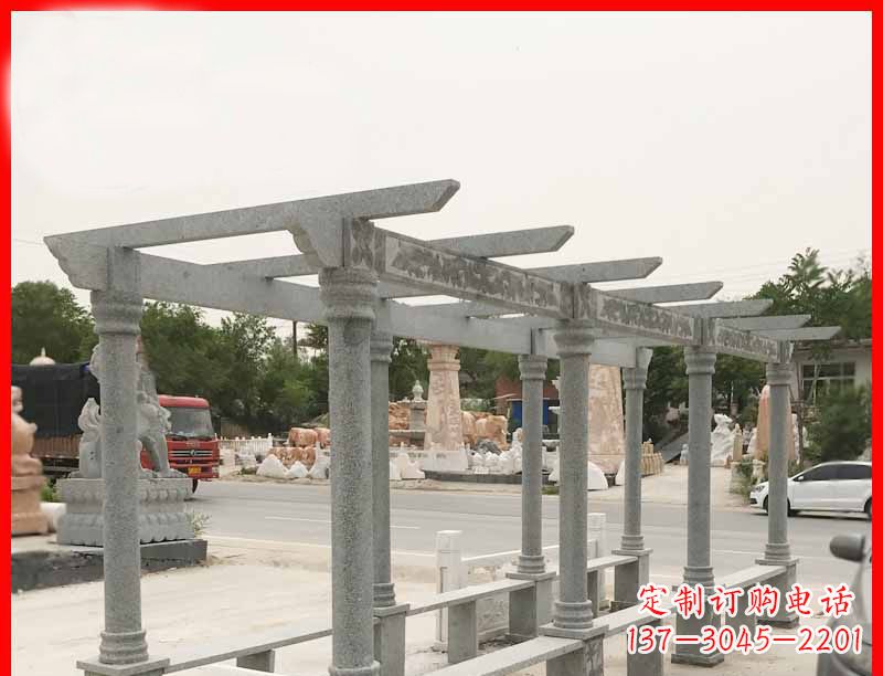 商丘大理石公园石雕长廊高端定制雕塑