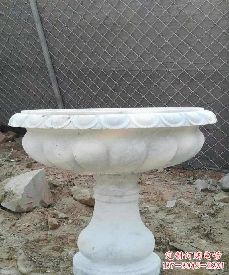 商丘大理石花盆雕塑