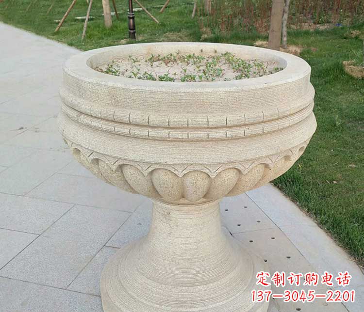 商丘大理石花盆石雕