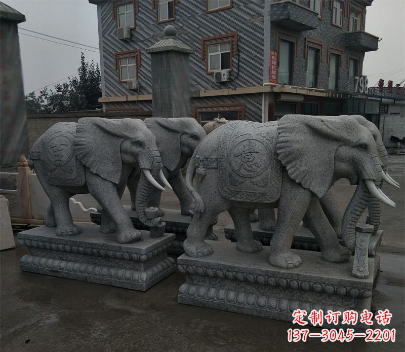 商丘唯美雕刻大象雕塑