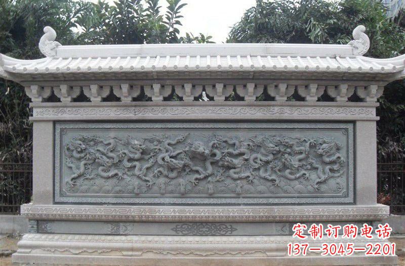 商丘大理石九龙壁雕塑