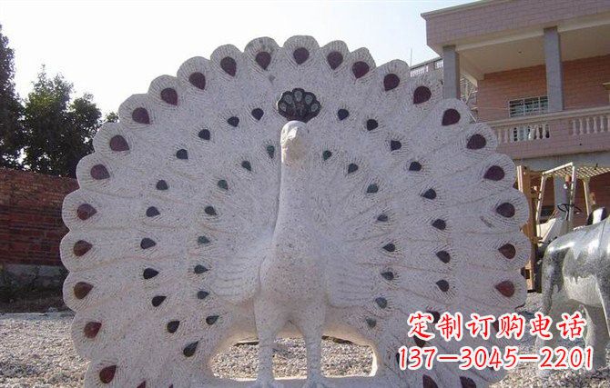 商丘精美绝伦的孔雀石雕塑